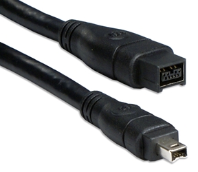 15ft IEEE1394b FireWire800/i.Link 9Pin to 4Pin A/V Black Cable CC1394F4-15 037229139112 Cable, IEEE1394b FireWire800-Bilingual/i.Link for Audio/Video, 9 to 4 Pins, 15ft 165563 PY7705 CC1394F415 CC1394F4-15  cables feet foot   2346 IMCE microcenter Edward Matthews Approved