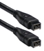 6ft IEEE1394b FireWire800/i.Link Bilingual 9Pin to 9Pin Black Cable - CC1394FF-06