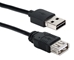 6ft Reversible USB Male to USB Female Black Extension Cable - CC2210R-06