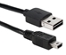 6ft Reversible USB to Mini-B Sync & Fast Charger Black Cable for Smartphone/Tablets/MP3/PDA and GPS - CC2215R-06