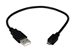 1ft USB Male to Micro-B Male High-Speed Data Cable - CC2218C-01