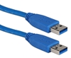 3ft USB 3.2 Gen 1 5Gbps Type A Male to Male Blue Cable CC2229C-03 037229230147