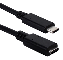 1-Meter USB-C to USB-C 3.2 Gen 1 5Gbps 60-Watts Sync & Power Extension Cable CC2230CX-1M 037229229783 Black microcenter Chesrown Pending, USB-C, USB C, USB-C Extension Cable, USB C Extension Cable 1-meter, 1meter, 1m, 3.3ft
