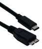 1-Meter USB-C to Micro-USB 3.2 Gen 1 5Gbps 3Amp Sync & Charger Cable CC2233-1M 037229230536 Black microcenter 448234 Matthews Pending, USB-C, USB C 1-meter, 1meter, 1m, 3.3ft