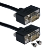 15ft High Performance UltraThin VGA/QXGA HDTV/HD15 Tri-Shield Fully-Wired Cable with Panel-Mountable Connectors CC388M1-15 037229422238
