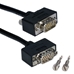 1ft High Performance UltraThin VGA/QXGA HDTV/HD15 Tri-Shield Fully-Wired Cable with Panel-Mountable Connectors - CC388M1-01
