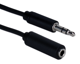 6ft 3.5mm Mini-Stereo Male to Female Speaker Extension Cable CC400-06 037229400069 Cable, Multimedia, Speaker - 3.5mm M/F Extn, 6ft 185009  CC40006 CC400-06  cables feet foot   2778  microcenter Edward Matthews Approved