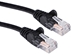 3-Pack 7ft 350MHz CAT5e/Ethernet Flexible Snagless Black Patch Cord - CC5-07BK