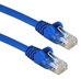 3-Pack 7ft 350MHz CAT5e/Ethernet Flexible Snagless Blue Patch Cord - CC5-07BL