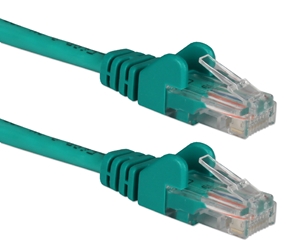 20ft 350MHz CAT5e Flexible Snagless Green Patch Cord CC711-20GR5