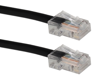 150ft CAT6 Gigabit Solid Black Patch Cord with POE Support CC715N-150BK 037229709001