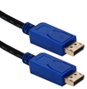 10ft DisplayPort UltraHD 4K Black Cable with Blue Connectors & Latches DP-10BWH 037229002539