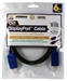 10ft DisplayPort UltraHD 4K Black Cable with Blue Connectors & Latches - DP-10BBL