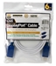 10ft DisplayPort UltraHD 4K White Cable with Blue Connectors & Latches - DP-10WBL