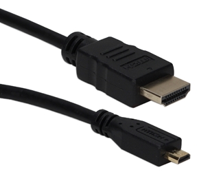 3-Meter Thin High Speed HDMI to Micro-HDMI 4K HD Camera Cable HDAD-3M 037229004182 3-Meters, 3-Meter, 3Meter, 3M, 9.8ft