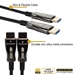 45-Meter Active HDMI UltraHD 4K/60Hz 18Gbps with Ethernet Slim Flexible Cable - HF-45M