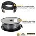 25-Meter Active HDMI UltraHD 4K/60Hz 18Gbps with Ethernet Slim Flexible Cable - HF-25M