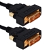 3-Meter Ultra High Performance DVI Male to Male HDTV/Digital Flat Panel Gold Swivel Cable - HSDVIGA-3M
