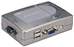 USB 2.0 2Port KVM Compact Switch with Built-in 2Port Hub - KVM-12UN2