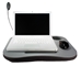Laptop Desk with Built-In Cushion/LED Light and Cup Holder - LD-LED