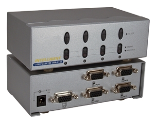 4x1 250MHz 4Port VGA Video Share Switch MSV104P 037229006315 Video Selector with Built-in Booster, Up to 4 Video, 250MHz Supports VGA/SVGA/Multisync and up to 1920x1440, HD15 VRM-714E 605352 TB7313 MSV104P MSV104P      3624 IMCE microcenter Edward Matthews Approved