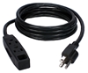 2-Pack 3-Outlet 3-Prong 6ft Power Extension Cord PC3PX-06-2PK 037229231588