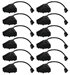 12-Pack 12 Inches 3-Outlet OutletSaver AC Power Splitter Adaptor - PP-ADPT3-12PK