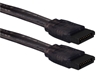 24 Inches SATA 3Gbps Internal Data UV Black Cable SATAUV-24BK 037229115512
