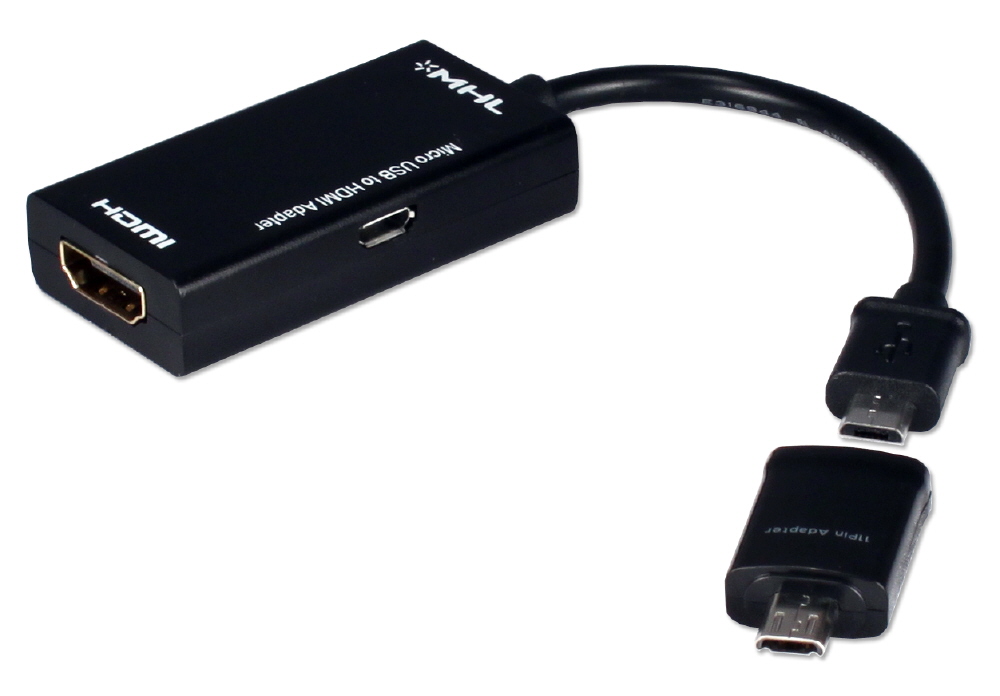 MHL-HD - MHL Micro-USB to HDMI Converter with 5 to 11-Pin