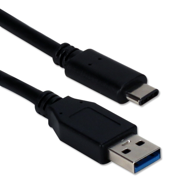 Black QVS USB Cable QP2218R-6