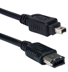 10ft IEEE1394 FireWire/i.Link 6Pin to 4Pin A/V Black Cable CC1394B-10 037229139457 Cable, IEEE1394 FireWire/i.Link for Audio/Video, 6 to 4 Pins, 10ft 163303 PY7689 CC1394B10 CC1394B-10  cables feet foot   2322 IMCE microcenter Edward Matthews Approved