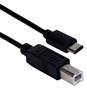 2-Meter USB-C to USB-B 3Amp Data Cable CC2235-2M 037229230581 Black microcenter 448237 Matthews Pending, USB-C, USB C