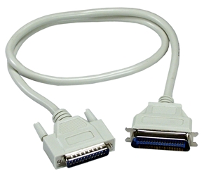 20ft Parallel IEEE1284 Compatible Bi-directional Printer Cable CC308-20 Cable, IEEE1284 Compatible, Parallel Printer, DB25M/Cen36M, 20ft CC404D-20  CC30820 CC308-20  cables feet foot