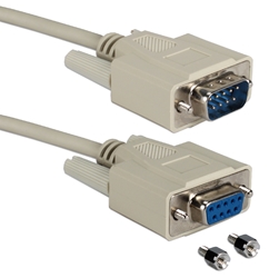 20ft Premium DB9 RS232 Male to Female Extension Cable CC317-20-BB 037229008098 Cable, Straight Thru, EGA/CGA Monochrome Video/Serial RS232 Applications or Extension, DB9M/F, 20ft, 26AWG, UL BC00232    CC31720BB CC317-20-BB  cables feet foot   2566
