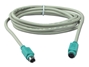 6ft PS/2 Male to Female Mouse Extension Cable with Green Connectors CC321-06MS 037229821086