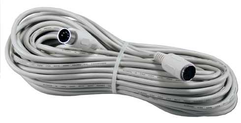 50ft Musical Instrument Digital Interface Audio Extension Cable CC330-50S 037229830507 Cable, Straight Thru, Keyboard/MIDI Multimedia Extension - Straight Type, PC AT, Din5M/F, 50ft, 24AWG 974162  CC33050S CC330-50S  cables feet foot   2639  microcenter  Discontinued