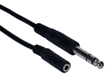 10ft 3.5mm Female Stereo to 1/4 Male TRS Audio Conversion Extension Cable CC399TRSX-10 037229399691