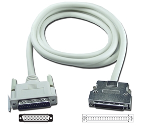 10ft SCSI HPDB50 (MicroD50) Male to DB25 Male Premium External Cable CC534D-10 037229634105 Cable, PC/Mac to SCSI II, Premium, DB25M/HPDB50M, 19 Twisted Pair, 10ft (Adaptec Model 200) 136796  CC534D10 CC534D-10  cables feet foot   2856  microcenter  Discontinued