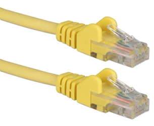 100ft 350MHz CAT5e Flexible Snagless Yellow Patch Cord CC711-100YW 037229713343