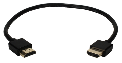 1ft High Speed HDMI UltraHD 4K with Ethernet Thin Flexible Cable HDT-1F 037229401561