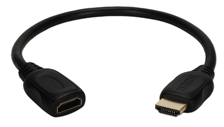 0.5ft High Speed HDMI UltraHD 4K with Ethernet Flex Extension Cable HDXG-0.5F 037229401509