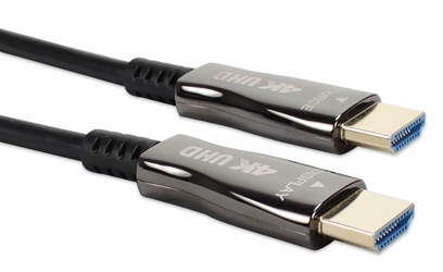 15-Meter Active HDMI UltraHD 4K/60Hz 18Gbps with Ethernet High Speed Cable HF-15M 037229492071 Cable, Active HDMI 2.0, 18Gbps ARC HDCP 2.2, 10M HF15M HF-15M cables meter 4K/60Hz 4:4:4, HDR10, Built-in equalizer/amplification for best signal quality, HEAC, Corrosion resistant gold contact, Shielded cable for signal integrity