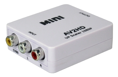Composite Audio & Video to Digital HDMI Up-Converter HRCA-AS 037229488609