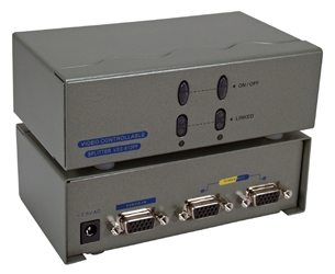 400MHz 2Port VGA Video Splitter/Distribution Amplifier with Port On/Off Switch MSV602P4PC 037229006537