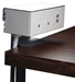 Adjustable Deskmount Dual-Power Outlets with Dual-USB 2.1Amp Charger & 10ft Power Cord - P2P2U-10