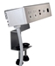 Adjustable Deskmount Dual-Power Outlets with Dual-USB 3.5Amp Charger & Dual-CAT6 Ports - P2P2UR-10