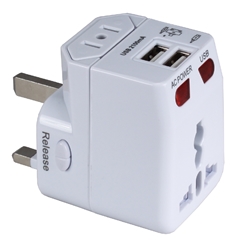 Premium World Travel Power Adaptor with Surge Protection & 2.1A Dual-USB Charger PA-C4 037229334623 3-in-1 Global/World Power Travel Power Adaptor with Dual-USB Wall Charger for US, UK, Europe, Asia and More WP-300A-B2-2.1A   PAC4 PA-C4 adapters adaptors     3952  microcenter Zachary Sheets Rejected