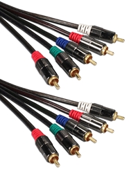 35ft HDTV 5RCA Premium Component Audio & Video Combo Cable Kit RCA5AV-35 037229400731 Cable, Five-RCA Stereo Audio/Component Video Premium 75ohm Color-Coded RGB Shielded Cable Kit, 5RCA M/M, 35ft RCA5AV35 RCA5AV-035  cables feet foot   3730