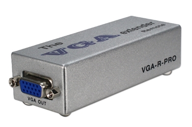 300-Meter VGA/QXGA CAT5/RJ45 Extender System Receiver Module VGA-C5ERP 037229006780 VGA/SXGA CAT5e Extender Receiver, Video Signal Splitter/Distribution Amplifier, Up to 300 meters & 1280x1024 resolution, HD15F/RJ45F VGA-R PRO   VGAC5ERP VGA-C5ERP    meters  3913
