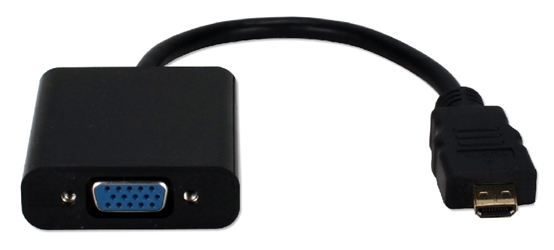 Micro-HDMI to VGA Video Converter XHDVD-MF 037229001266